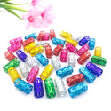 100pcs/Bag 15mm Mix Color Beads Hair Beads