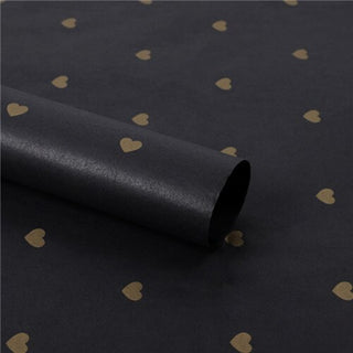 Buy gold-love-black 50*70 Cm Gift Wrapping Paper