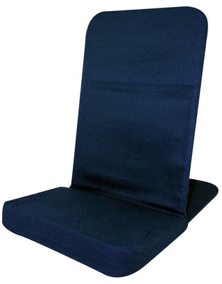 Buy navy Folding Meditation Floor  Chair With Back Rest