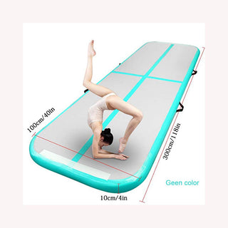 Buy green 1-3m Gymnastics Air Track Olympics Gym Yoga Wear-Resistant  Airtrack Gym Mattress Water Yoga Mattress for Home/Beach/Water Yoga