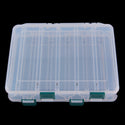 10 Compartment Transparent Plastic Portable Size