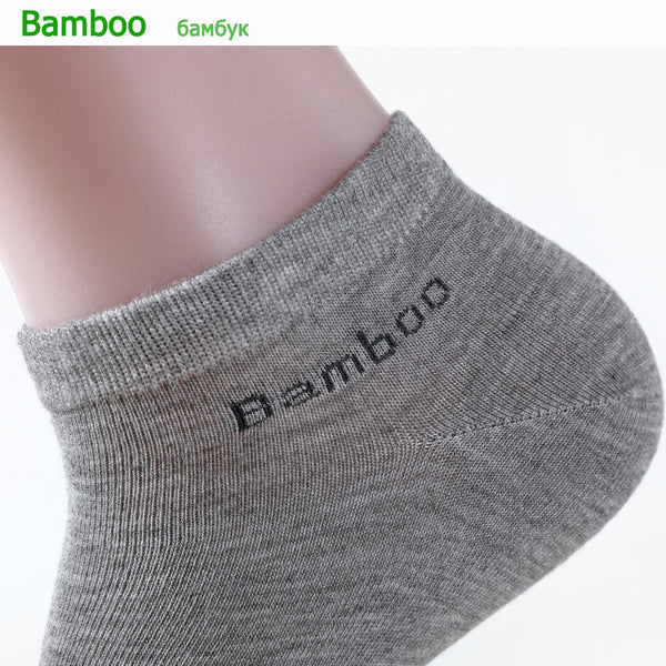 10 Pairs / Pack Men's Bamboo Fiber Socks Short High Quality New Casual