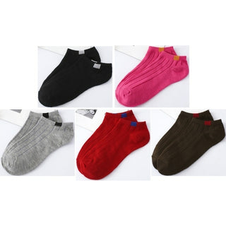 Buy 5-pairs-12 5 pairs Ankle Socks Set