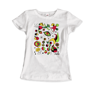 Buy white Joan Miro Peces De Colores Artwork T-Shirt