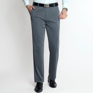 Buy thin-light-gray Elastic Work Pants
