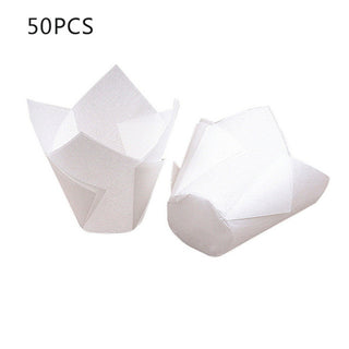 Buy white-15x15x11cm 12pcs Silicone Cake Mold Silicone Mold Heart