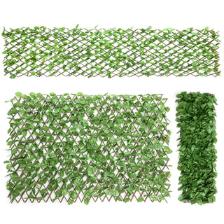3 PCS Garden Faux Ivy Leaves Privacy Fence Artificial Hedge Panel