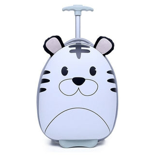Buy white-tiger 18&#39;&#39; Cartoon suitcase on wheels children trolley suitcase set travel