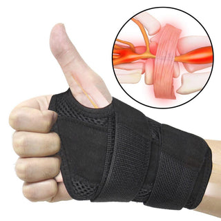 1PC Tunnel Wrist Brace Support Sprain Forearm Splint Band Strap