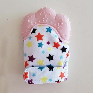 Buy gray 1Pcs Silicone Baby Teether Star Heart Baby Teething Glove Wrapper