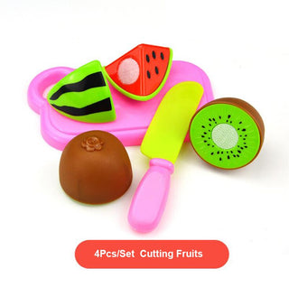 Buy b0401-fruits-4pcs Pretend Play Plastic Food Toy