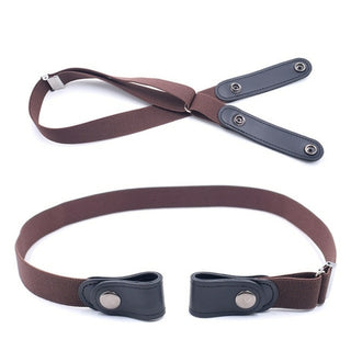 Buy coffee 20 Styles Buckle Free Waist Belt For Jeans Pants,No Buckle Stretch