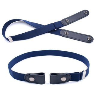 Buy navy 20 Styles Buckle Free Waist Belt For Jeans Pants,No Buckle Stretch