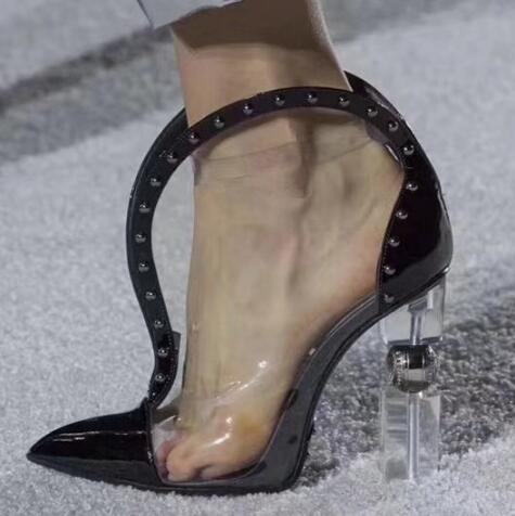 PVC & Patent Leather  Runway Fashion Shoes