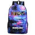 2020 Blue Starry kids backpack school bags for boys with Anime