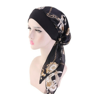 Buy pink 2020 NEW Women muslim fashion hijab cancer chemo flower print hat
