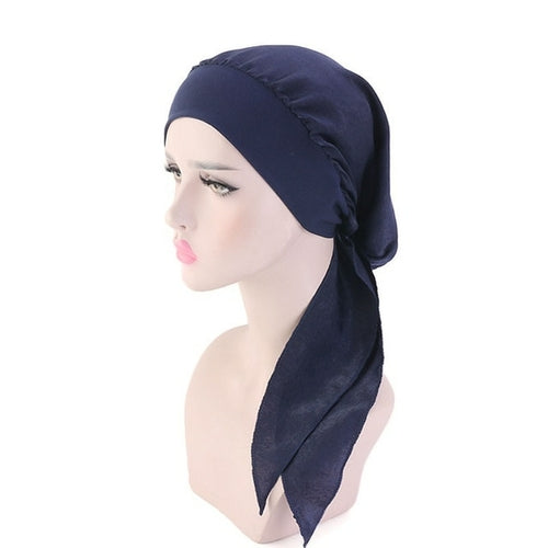 2020 NEW Women muslim fashion hijab cancer chemo flower print hat