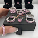 925 Sterling Silver Pink Luxury Fashion