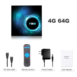 Buy silver 2020 new Original T95 TV Box Android 10.0 Youtube HD TV Box 6K Android