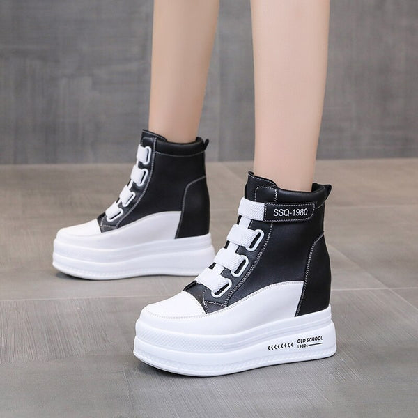 High Platform Sneakers 7.5CM Thick Sole