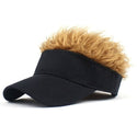 2021 Baseball Cap With Spiked Hairs Wig Baseball Hat With Spiked Wigs
