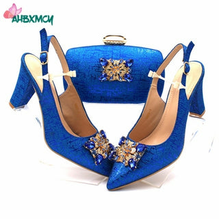 Buy royal-blue INS Shoes and Bag