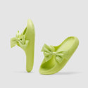 2021 Cute Bow knot Women's Flip flops Platform Non slip Indoor