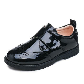 Buy black003 2021 New Boys School Leather Shoes For Kids Student Performance