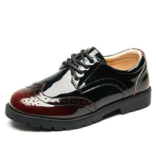 Buy red 2021 New Boys School Leather Shoes For Kids Student Performance