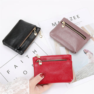 2021 New Leather Coin Purse Women Mini Change Purses Kids Coin Pocket