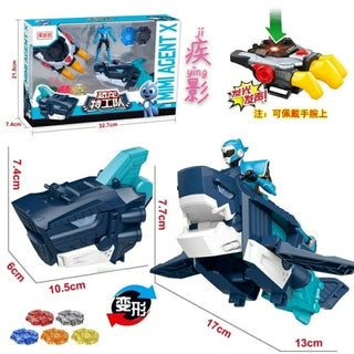 Buy gray 2021 New MiniForce Transformation Toys 10 Mini Agent Toys X Volt Semey