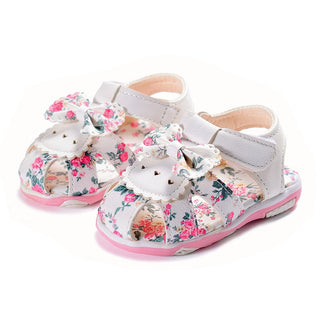 2021 New Summer Children Shoes Leather Toddler Girls Sandals Flower