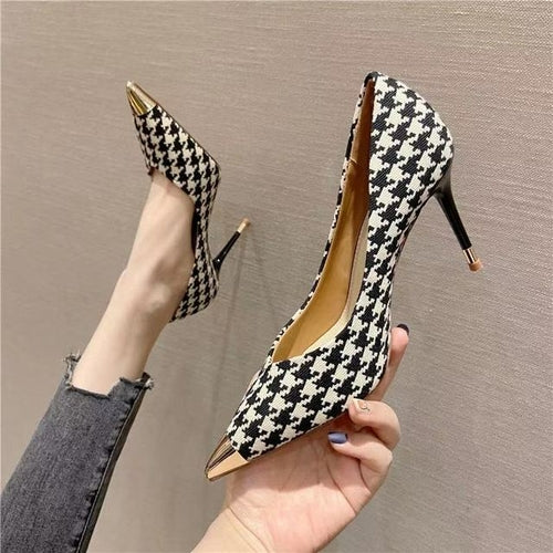 Stiletto Houndstooth Color Matching