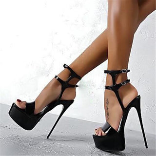 2022 New Summer Sexy Women High Heels Sandals 16cm Fashion Stripper