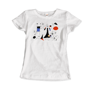 Buy white Joan Miro El Sol (The Sun) 1949 Artwork T-Shirt