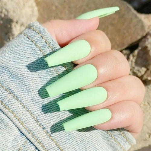Fake Nail Press on Frosted Matte