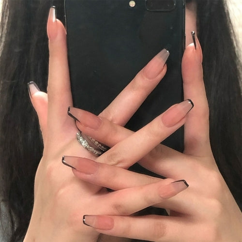 Fake Nails With Glue Full Coverage
