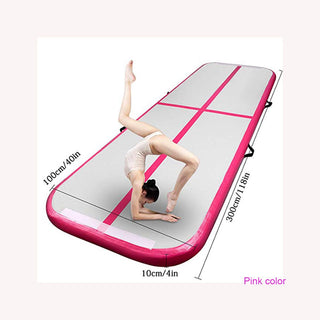 Buy pink 1-3m Gymnastics Air Track Olympics Gym Yoga Wear-Resistant  Airtrack Gym Mattress Water Yoga Mattress for Home/Beach/Water Yoga