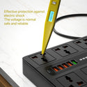 3000W 6 Outlet Power Strip Surge Protector Multiprise Smart Home 2