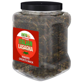 Italian Lasagna Flavored Cricket Snack - Pound Size