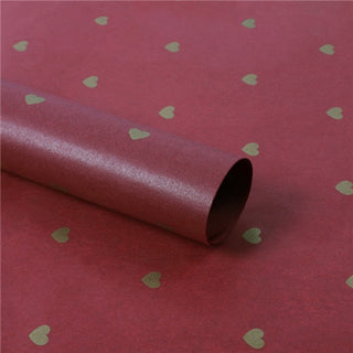 Buy gold-love-red 50*70 Cm Gift Wrapping Paper