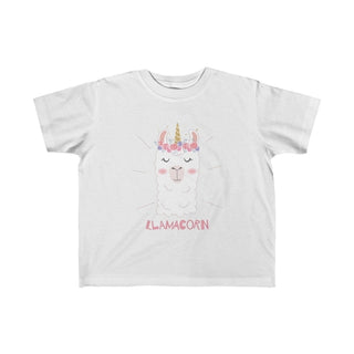 Buy white Toddler Llama Unicorn Girls Tee