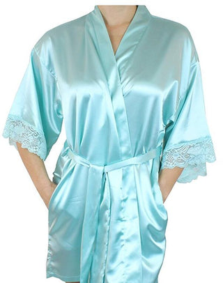 Buy as-the-photo-show1 Women&#39;s Autumn Style Sexy Lace Bathrobes