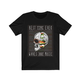 Buy black Best Time Ever Waves and Music in Skull Head