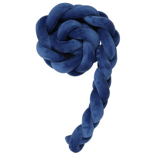 Buy 1m-deep-blue Handmade Nordic Knot Baby Bed Bumper