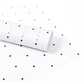 Buy black-star-white 50*70 Cm Gift Wrapping Paper