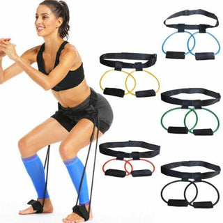 Buy green MultiFunction Fitness Resistance Bands for Butt Leg Muscle Training