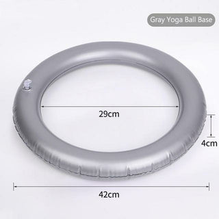 Buy gray 42CM Yoga Ball Base Fitness Balance Ball Ring Thick Explosion proof