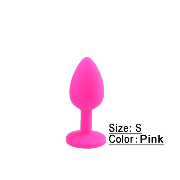 Silicone Butt Plug Anal Plug Unisex Sex Stopper 3 Different Size Adult Toys for Men/Women Anal Trainer for Couples