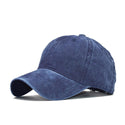 Baseball Cap Neutral Washed Denim Adjustable Solid Color Adult Hat SP
